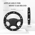 thumbnail image 3 of Uemuo Crescent and Stars Printed Car Elastic Steering Wheel Cover - Universal Car Accessory for Diverse Cars Anti-Slip, and Comfortable- 15", 3 of 8