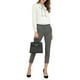 thumbnail image 5 of Inspire Chic Conjunto Blusa de Trabajo de Manga Larga con Botones y Cuello de Laço para Mujeres L Blanca, 5 of 8