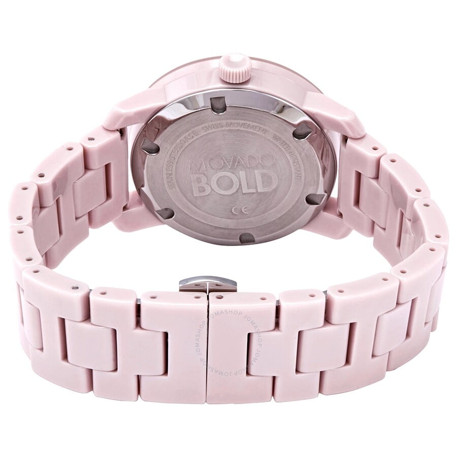 Ladies Movado Pink Dial Bold Watch NEW Movado Women main image 4