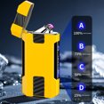 thumbnail image 4 of Electric Lighters Rechargeable Igniter Electronic Charging Model Lighter Ignition Thin Charging Lighter Windproof Cigarettes Lighter Mini Pocket Portable Type C Charging, 4 of 6