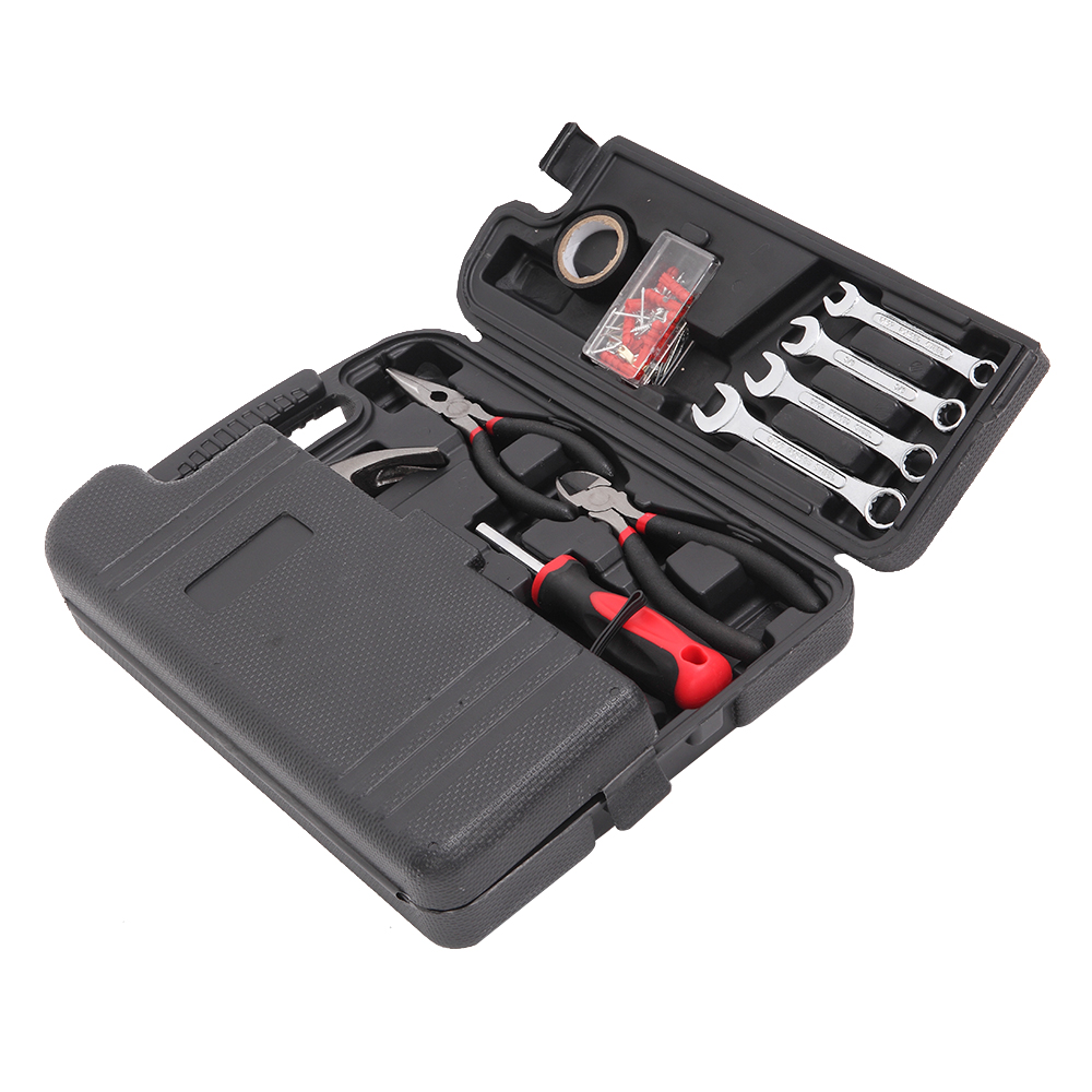 136-Piece Tool Set - General Household Hand Tool Kit with Plastic Toolbox Storage Case, Socket & Socket Wrench Sets - image 4 of 9