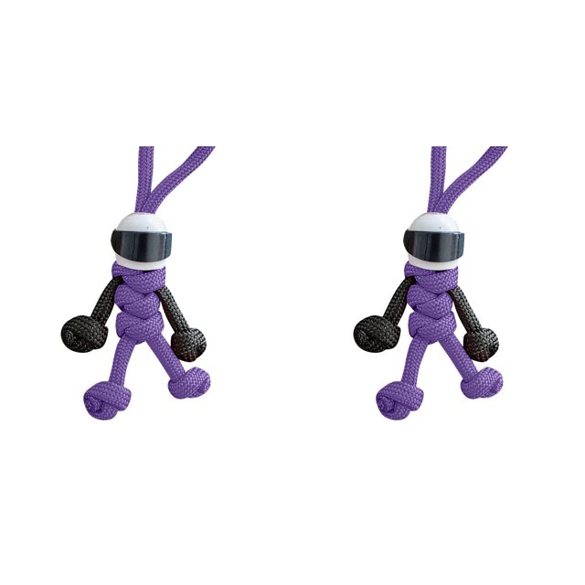 (2-Pack) Rinsvye Motorcyclist Minifigure Hanging Chain Wrist Lanyard for Keys for Women Umbrella Rope Weaving Keychain Womens Key Lanyard Creative Personality Motorcycle Helmet Wallet Wrist Strap Ke