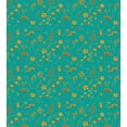 thumbnail image 3 of Ambesonne Floral Duvet Cover Sets, Teal and Orange Art Pattern, 2-Queen, Pale Orange Dark Seafoam, 3 of 7