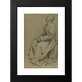 thumbnail image 2 of Domenico Fiasella 11x14 Black Modern Framed Museum Art Print Titled - Seated Monk Holding Book, 2 of 5