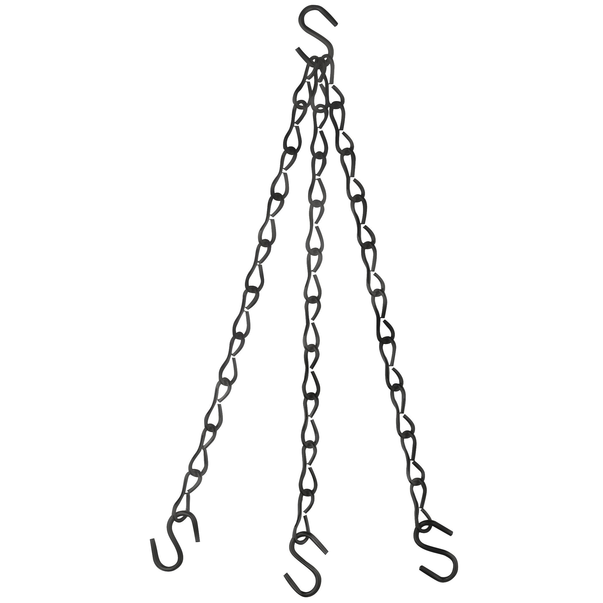National Hardware Staffa Curva Girevole Per Piante – Nera, Portata 18 Kg – V2643 12-13/16 Pollici Per Esterno