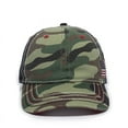 thumbnail image 3 of Outdoor Cap AGC-100 Generic Camo with USA or Texas Flag-Generic Camo/Black/American Flag, 3 of 8