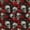 Red Gray, variant on Homewish Gothic Halloween Skull Twin Duvet Cover,Vintage Baroque Floral Twin Bedding,Black Golden,Black Reversible,2-Piece,1 Duvet Cover and 1 Pillowcase