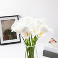 thumbnail image 3 of Yuedong Simulation Feel Horseshoe Lotus Home Banquet Study Table Decoration Table Arrangement vase Arrangement Flower Mini Horseshoe Lotus Flower Decoration for Wedding ,Hotal ,Home and Office, 3 of 9