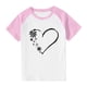thumbnail image 3 of Blusas y camisas de manga corta con cuello redondo para niños y niñas, blusa de manga corta con estampado de cuello redondo, 3 of 7