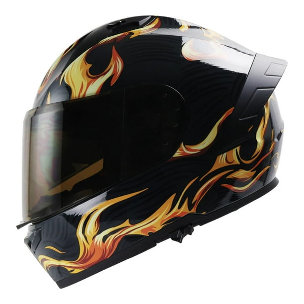 Casco Roda Drift Negro Fire Boost Cerrado Mica Humo Svs negro L