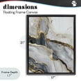 thumbnail image 4 of Stupell Industries Art Deco Elegant Touch of Gold Black Floating Frame Canvas Art, 17 x 21, by Svetlana Aleynikova, 4 of 8
