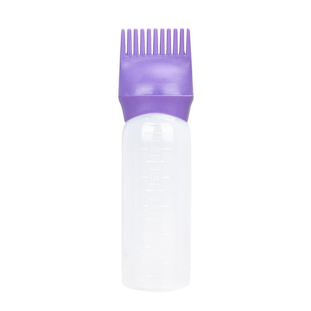 Reduced Price Naittoop Hair Oil Applicator Portable Comb Applicator Bottle with Graduated Scale Bottle Applicator Hair Applicator Brush Hair for Dyeing Hair Salon Oil Dyein