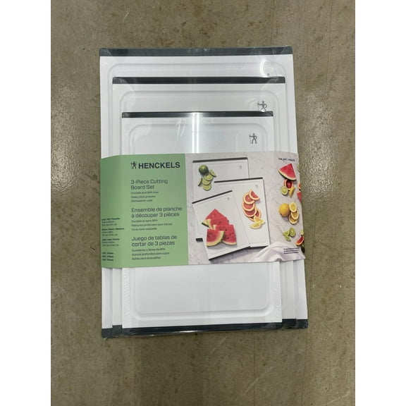 Henckels 3-pc Cutting Board Set - White
