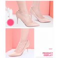thumbnail image 5 of Transparent High-heeled Shoes Pumps with Buckles, 5 of 8