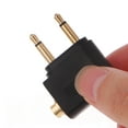 thumbnail image 6 of XISAOK 2 Pcs Gold Plated 3.5mm 2 Male To 1 Female Headphone Jack Socket o Adapter, 6 of 8