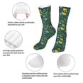 thumbnail image 3 of Uemuo Forest Flora And Fauna for 16in Socks, Cotton Socks Sports Socks Knee High Socks Comfortable Socks For Men, Women, 3 of 7