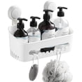 thumbnail image 1 of Shower Caddy with Vacuum Suction Cup, No Drilling Removable Shower Shelf, Shampoo and Toiletries Storage Basket, Kitchen, Bathroom, Bedroom, Bathroom, 1 of 5