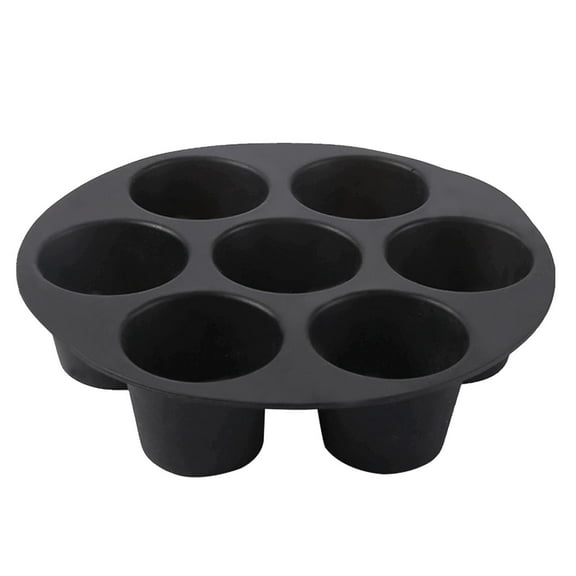 Bakeware 7 Silicone Air Fryer Pan Non Stick Cake Round Cupcake Recipe Tray Baking Pan for Delicious