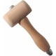 thumbnail image 1 of Martillo de madera de haya, herramienta de carpintería para tallar cuero de vaca, 1 of 3