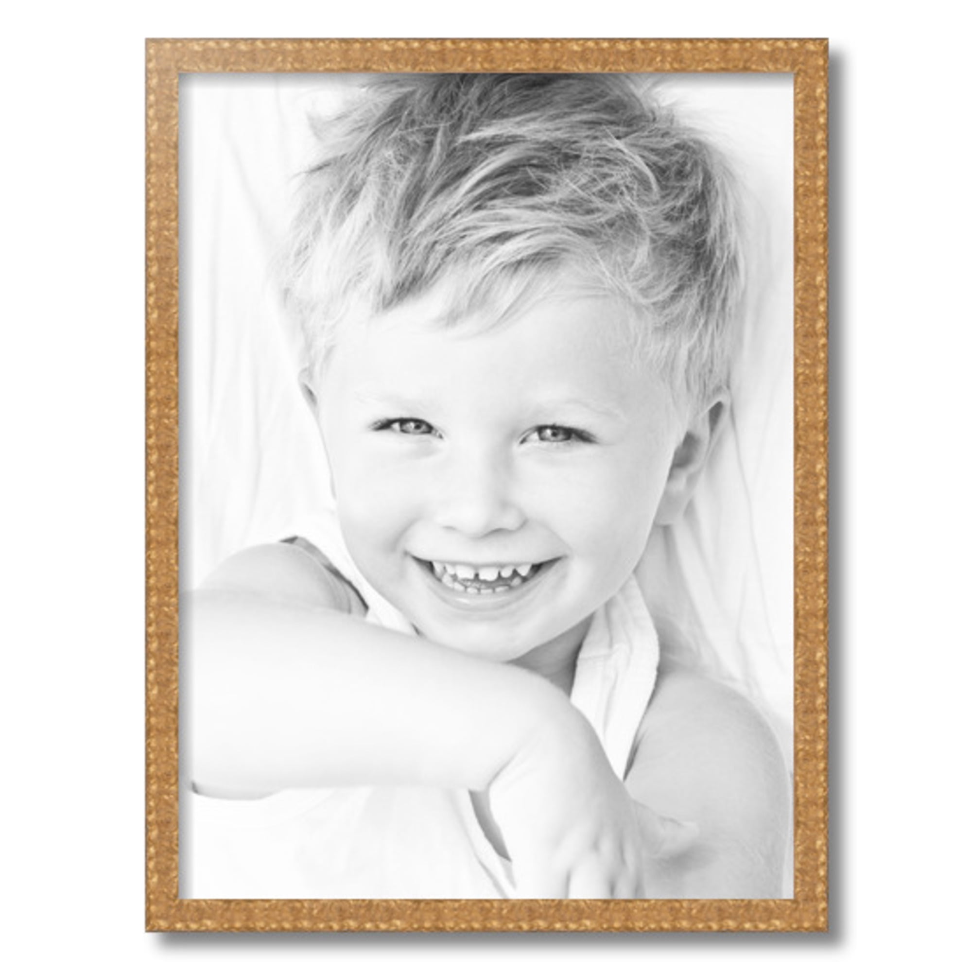 ArtToFrames 18" x 24" 1" wide - Versailles Gold Picture Frame, 18x24 inch Gold Wood Poster Frame (WOM-4901), 1 Pack