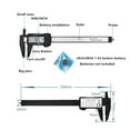thumbnail image 4 of 150mm 100mm Electronic Digital Caliper Carbon Fiber Dial Vernier Caliper Gauge Micrometer Measuring Tool Digital Ruler ,Easy to Operate, 4 of 7