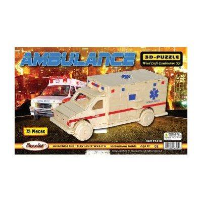 3d Puzzle Ambulance Woodcraft Construction Kit Walmart Com Walmart Com