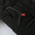 thumbnail image 5 of Toddler Kids Baby Boys Girls Winter Jacket Zipper Button Hooded Windproof Coat, 5 of 8
