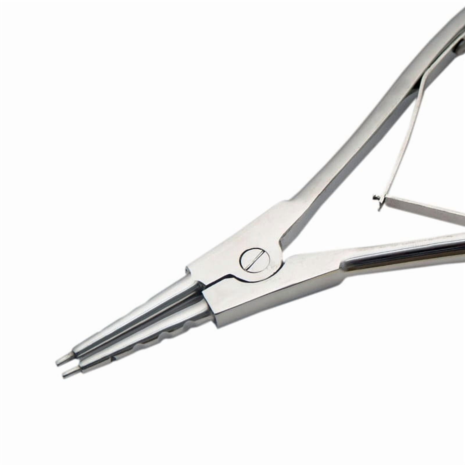 SZCO 7 Inch Ring Opening Pliers Stainless Steel Tool for Small And Large Rings Precision Jewelry Craft And Utility Pliers