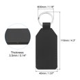 thumbnail image 2 of 4.3" PU Sublimation Keychain Blanks, Leather Key Fob with Rings for DIY Craft Car Key, Black, 4 Pack, 2 of 6