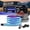 Blue, variant on Nilight 2-Piece 70 Inch LED Strobe Strip Lights for Truck Running Board, Blue White Flexible Side Warning Safety Flashing, IP67 Waterproof