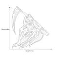 thumbnail image 3 of Pegatina para coche Grim Reaper Scythe, pegatina adhesiva Universal para coche, pegatina decorativa para coche, 3 of 5
