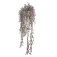 thumbnail image 2 of Bewildely Fondo de pared artificial flores colgantes planta ratán falso decoración DIY regalos de inauguración hogar patio interior Decoración Morado largo 120CM Bewildely HA065697-03, 2 of 6