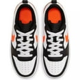 thumbnail image 5 of Big Kid's Nike Court Borough Low 2 White/Total Orange-Black (BQ5448 115) - 5, 5 of 8