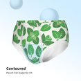 thumbnail image 3 of Pofeuu Green Leaves Print Boy's Briefs Toddler Boys' Underwear, Organic Cotton, Comfort Briefs-Small, 3 of 7