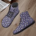 thumbnail image 4 of Psesaysky High-Top Barefoot Shoes with Flowers and Moon Women's Casual Walking Shoes Zero Drop Size 6-13.5, 4 of 7