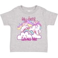 thumbnail image 3 of Inktastic My Aunt Loves Me Unicorn Girls Toddler T-Shirt, 3 of 5