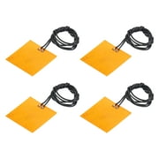 Uxcell Heater Film Heating Plate 3W 3.7V Polyimide Heat Pad Adhesive PI Heater Element Film 36mmx24mm Heater Strip, 4pcs