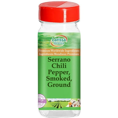 Serrano Chili Pepper, Smoked, Ground (1 oz, ZIN: