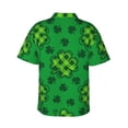 thumbnail image 3 of Kll Men'S Hawaiian Shirt Short Sleeve Button Down Beach Shirts-St Patrick'S Day5, 3 of 8