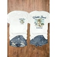 thumbnail image 2 of Hawaiian Island Inspired Waikiki Beach T Shirt, 2 of 4