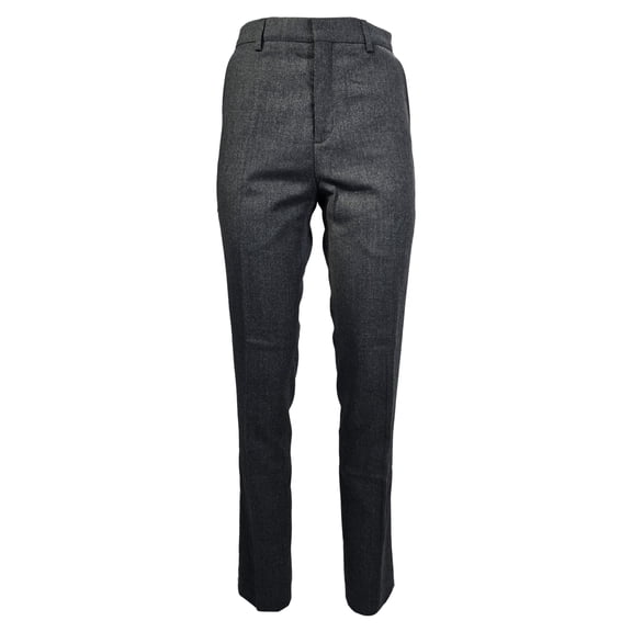 Pre-Owned Ami Slim-Fit Trousers in Grey Wool