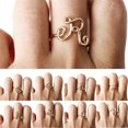 thumbnail image 2 of Women Ring Creative Letter Fashion Alloy Jewelry Ring Finger Ring Simple Band, 2 of 3