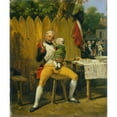 thumbnail image 3 of Horace Vernet 12x14 Black Modern Framed Museum Art Print Titled - The Veteran at Home (1823), 3 of 5