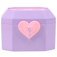 thumbnail image 1 of Jewelry Box Mini Heart Decor Doll Accessory Storage Box with Key for 18in Doll, 1 of 10