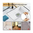 thumbnail image 4 of Estrela Hair Catcher - Tapa de drenaje de cabello cuadrada de silicona para ducha con ventosa, fácil de instalar, apto para baño, bañera, cocina, paquete de 2 (gris y blanco), 4 of 5
