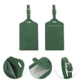 thumbnail image 3 of Unique Bargains 1 Pc Airplane Luggage Tag for Travelling Green Polyurethane, 3 of 5