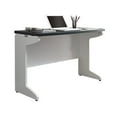 thumbnail image 2 of Table de Travail de Pont de Poursuite de Meubles Altra en Blanc et Gris, 2 of 10