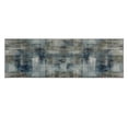thumbnail image 2 of Washable Skid-Resistant Runner Rug Geometric Taupe 24" x 72", 2 of 9