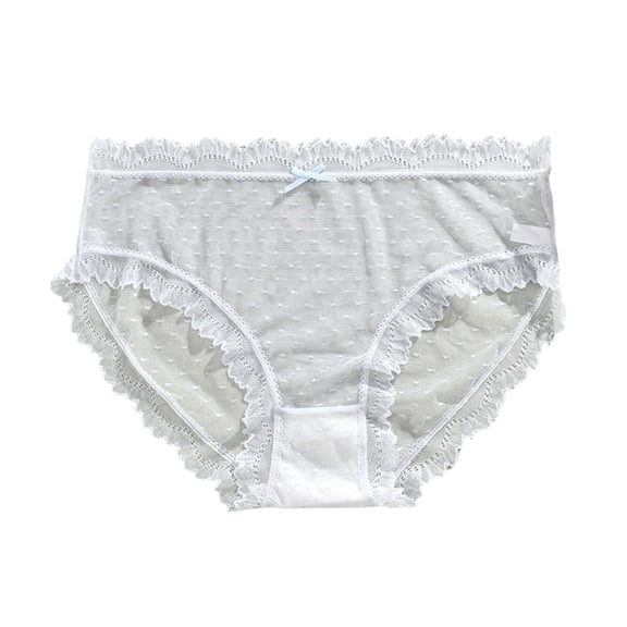 Levmjia Womens Underpants High Waist Briefs Plus Size Seamless Thong Lace Solid Color Breathable No Show Panties For Daily Wear Comfort