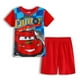 thumbnail image 2 of Conjuntos de pijamas de algodón para niños y niñas, ropa de dormir con dibujos animados de coches, traje de Rayo Mcqueen, Verano, 2 of 4